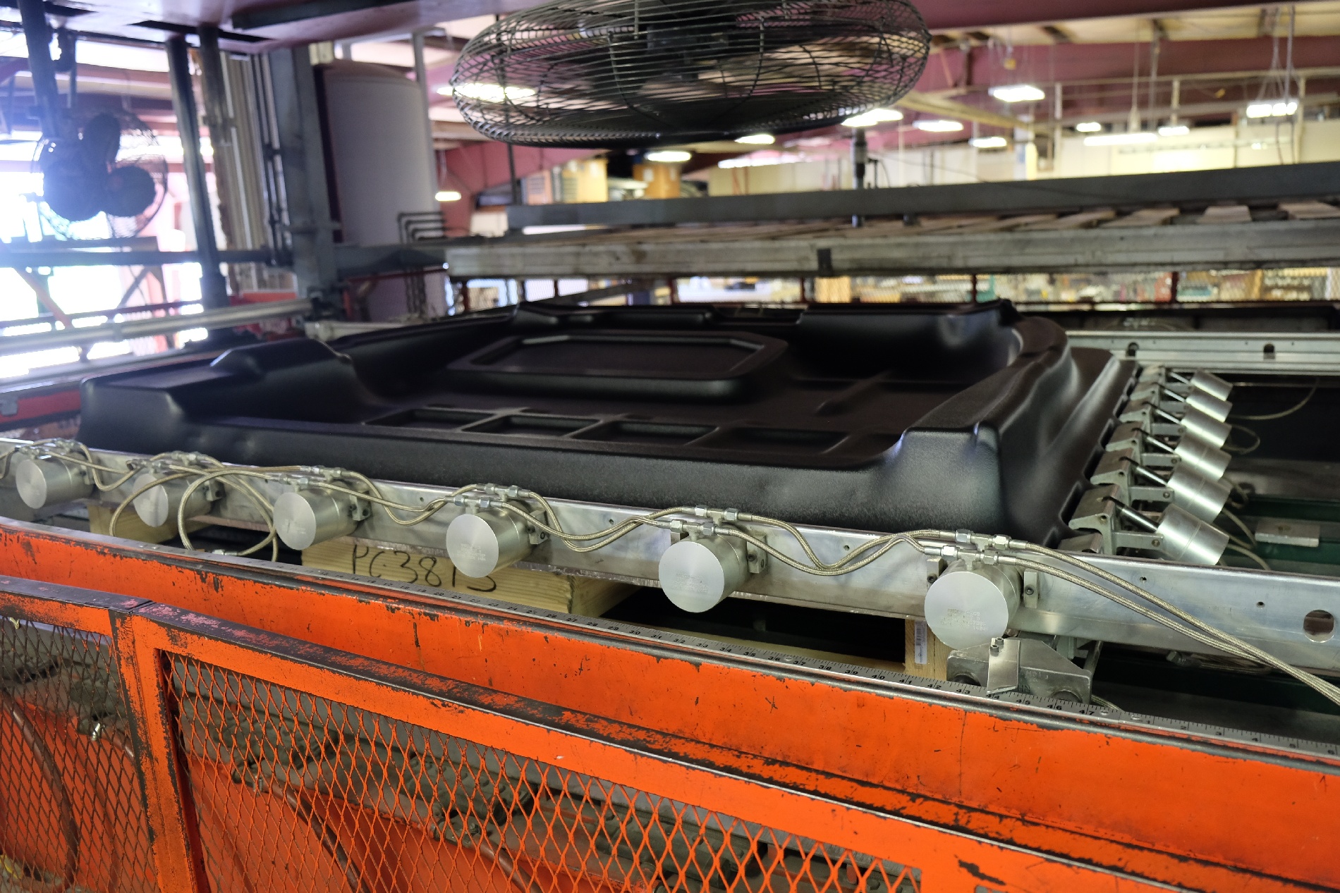 ABS Wall Panel At Forming Oven