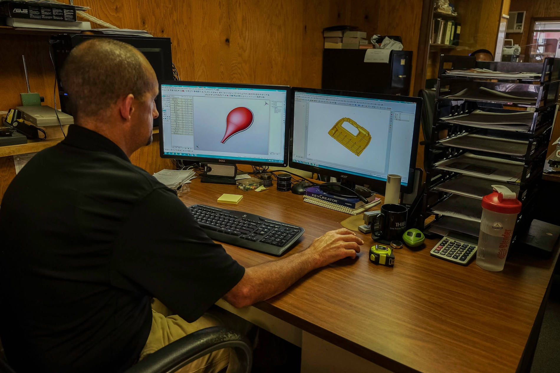 Engineer Reviewing Part Design