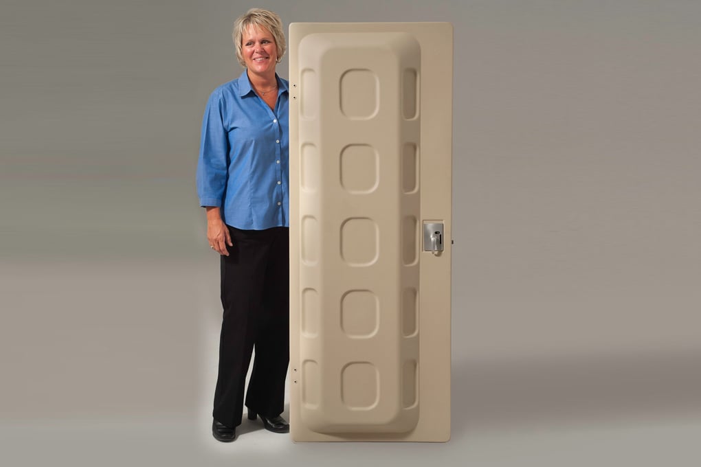 Two Piece Thermoformed Door